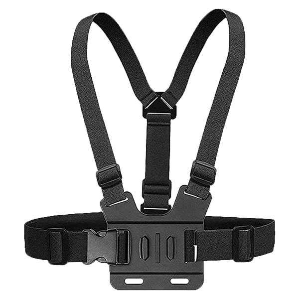 HIFFIN Adjustable Body Harness Chest Belt Strap for Camera and Mobile (Lightweight, Black)_1