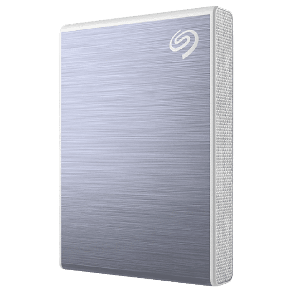 SEAGATE One Touch 500GB USB Type-C 3.0 Solid State Drive (Steller Style Design, STKG500402, Blue)_1