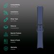 SAMSUNG Fluoroelastomer Strap for SAMSUNG Galaxy Watch4, Watch4 Classic, Watch5 & Watch5 Pro (Two-Tone Design, Navy)_2