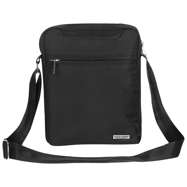 KOOLTOPP Suave 4 Litres Polyester Sling Bag (Water Resistant, KT516-01, Black)_1