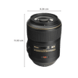 Nikon AF-S VR NIKKOR 105mm f/2.8 - f/32 Micro Prime Lens for Nikon F Mount (Silent Wave Motor)_2