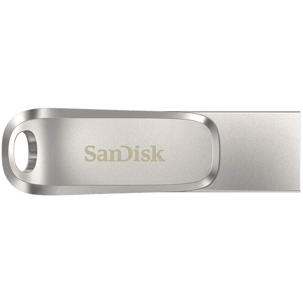 SanDisk Ultra Dual Drive Luxe 32GB USB 3.1 (Type-A), USB 3.1 (Type-C) Flash Drive (Swivel Design, SDDDC4-032G-I35, Silver)_1