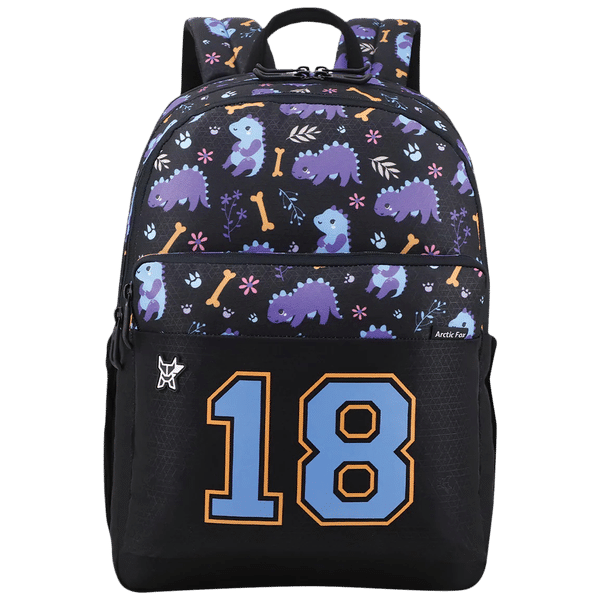 Arctic Fox Saurus 21 Litres Polyetser Fabric and PU Coated Backpack (Water Repellent Fabric, FJUBPKPURWW092021, Purple)_1