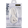 PROFIGOLD PROM3402 PVC 2 Meter 3.5mm Stereo to RCA Audio Cable (Oxygen Free Copper , White)_4