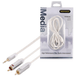 PROFIGOLD PROM3402 PVC 2 Meter 3.5mm Stereo to RCA Audio Cable (Oxygen Free Copper , White)_1