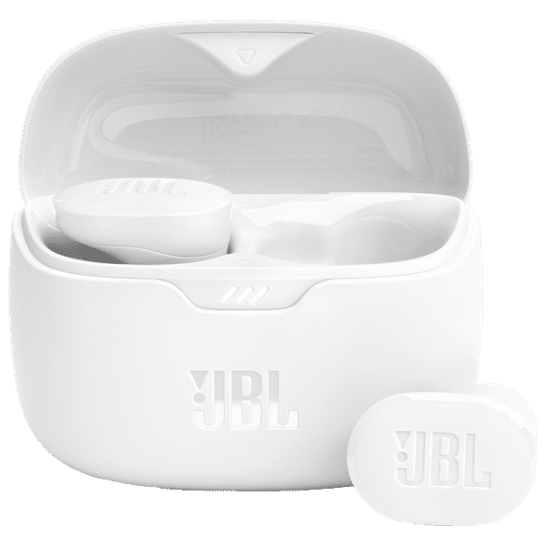 JBL Tune Buds JBLTBUDSWHT TWS Earbuds with Active Noise Cancellation (IP54 Water Resistant, Pure Bass Sound, White)_1