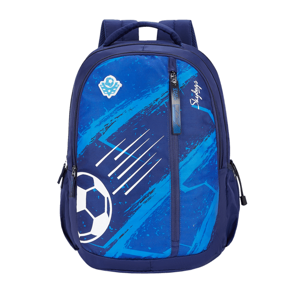 Skybags Drip Backpack (Multilevel Organizer with Key Chain Holder, BPDRIP3NVY, Navy)_1