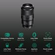 SONY 90mm f/2.8 - f/22 Macro Zoom Lens for SONY E Mount (Dust & Moisture Resistant)_3