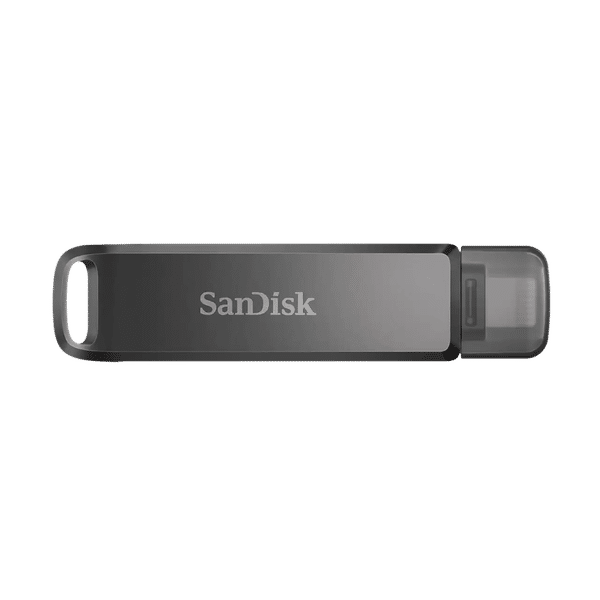 SanDisk iXpand Luxe 64GB Lightning Connector and USB 3.1 (Type-C) Flash Drive (Password Protection, SDIX70N-064G-GN6NN, Black)_1