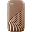 Western Digital My Passport 500GB USB 3.2 (Type-C) Solid State Drive (Password Protection, WDBAGF5000AGD-WESN, Gold)_1