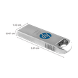 HP x306w 32GB USB 3.2 Flash Drive (HPFD306W-64, Silver)_2