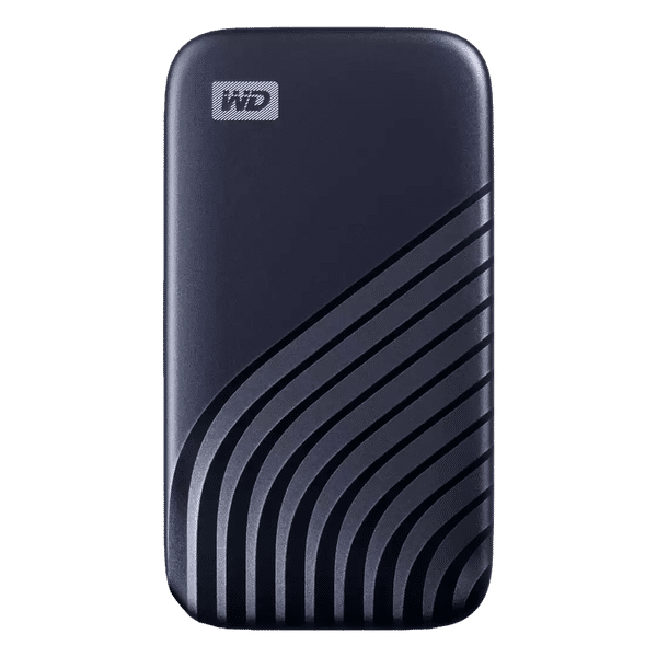 Western Digital My Passport 500GB USB 3.2 (Type-C) Solid State Drive (Password Protection, WDBAGF5000ABL-WESN, Blue)_1