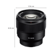 SONY 85mm f/1.8 - f/22 Telephoto Prime Lens for SONY E Mount (Dust & Moisture Resistant)_2