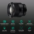 SONY 85mm f/1.8 - f/22 Telephoto Prime Lens for SONY E Mount (Dust & Moisture Resistant)_3