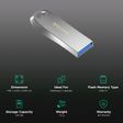 SanDisk Ultra Luxe 512GB USB 3.1 Flash Drive (Metal Design, SDCZ74-512G-I35, Metallic Silver)_3