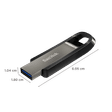 SanDisk USB Extreme 128GB USB 3.2 Pen Drive (400MB/s Read Speed, SDCZ810-128G-G46, Silver)_2