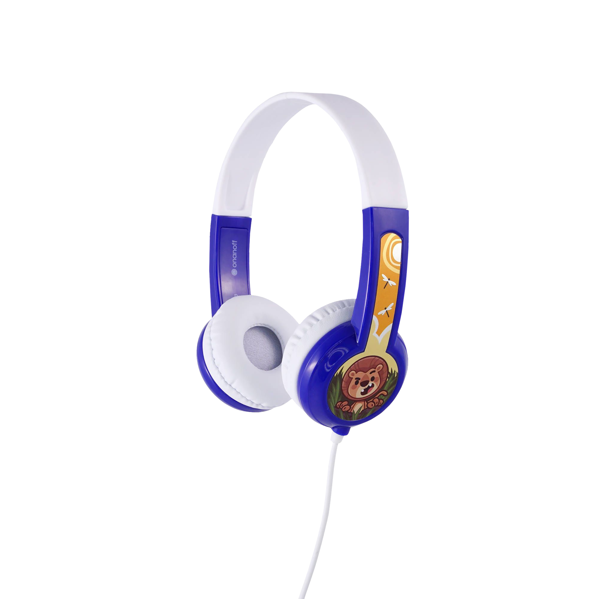 onanoff DiscoverFun Wired Headphone with Mic (On Ear, Blue)