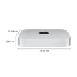 Apple Mac Mini M2 Mini Tower (8GB, 512GB SSD, Apple 10-core GPU, macOS, Silver)_2