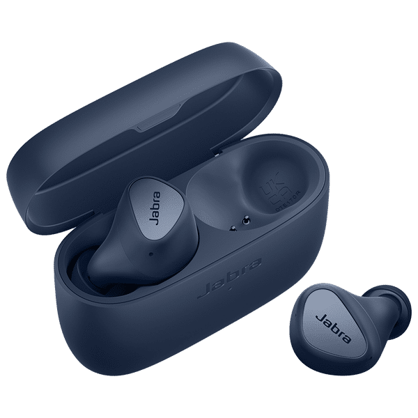 Jabra Elite 4 TWS Earbuds with Active Noise Cancellation (IP55 Water Resistant, Voice Assistant Enabled, Navy)_1