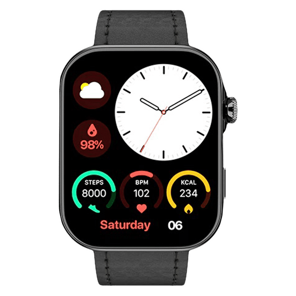 noise ColorFit Ultra 3 Smartwatch with Bluetooth Calling (49mm AMOLED Display, IP68 Water Resistant, Classic Black Strap)_1