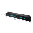 ambrane Evoke Beam 10W Bluetooth Soundbar (Stereo Sound, 2.0 Channel, Black)_3