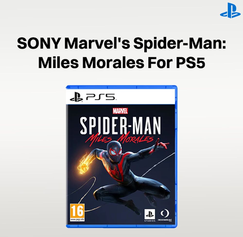 Buy Sony Marvel's Spider-Man: Miles Morales For PS5 (Action