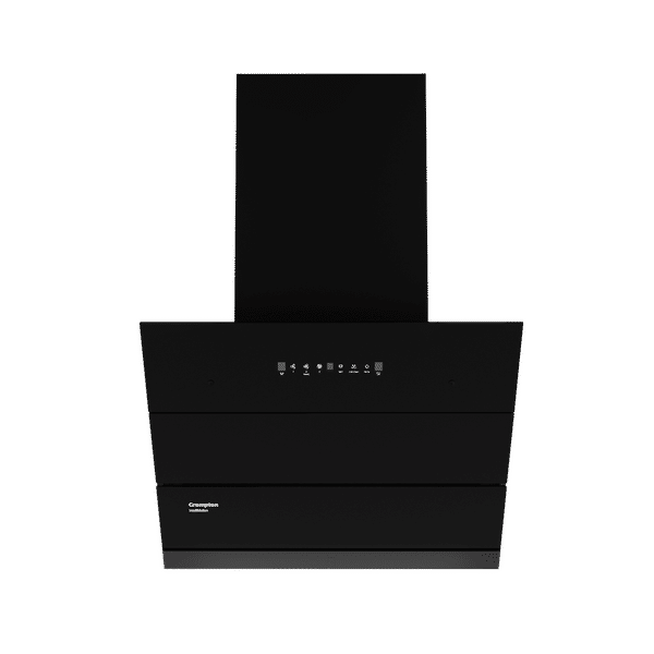 Crompton IntelliMotion 60cm 1338m3/hr Ducted Auto Clean Wall Mounted Chimney with Gesture Control (Black)_1