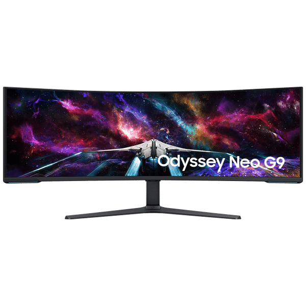 SAMSUNG Odyssey Neo G9 144.78 cm (57 inch) 4K Ultra HD VA Panel LED Curved Height Adjustable Gaming Monitor with Black Equalizer _1