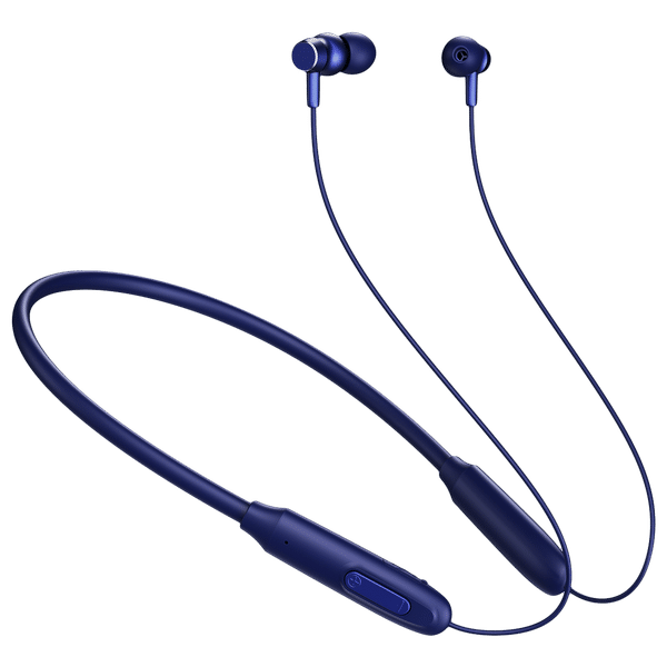pTron InTunes Ace Neckband with Passive Noise Cancellation (IPX5 Water Resistant, Fast Charging, Blue)_1