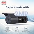 Qubo Dashcam Pro X Full HD and 2MP 30 FPS Action Camera with Wide Angle View (Space Grey)_4
