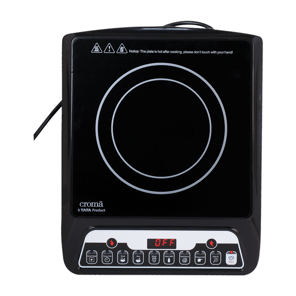 Croma 1200W Induction Cooktop with 7 Preset Menus_1