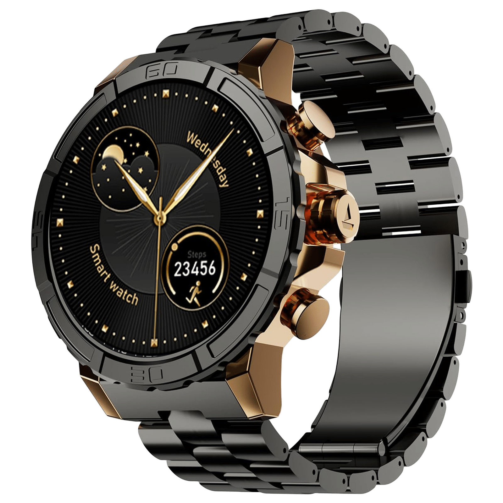Buy boAt Wave Stride Voice Smartwatch with Bluetooth Calling (46.4mm HD  Display, IP68 Water Resistant, Active Black Strap) Online – Croma