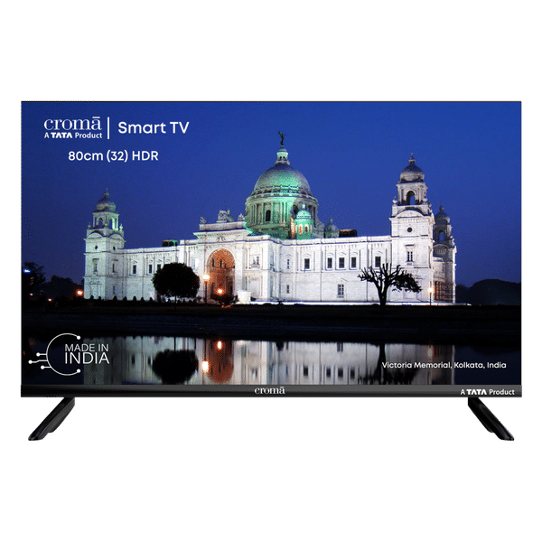 Croma 80 cm (32 inch) HD Ready LED Smart TV with Bezel Less Display (2023 model)_1