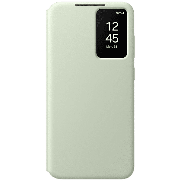 SAMSUNG Flip Cover for Galaxy S24 Plus (Handy Hidden Pocket, Light Green)_1
