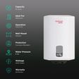hindware Atlantic Amour 10 Litres 4 Star Storage Water Heater (2000 Watts, 519910, White)_3