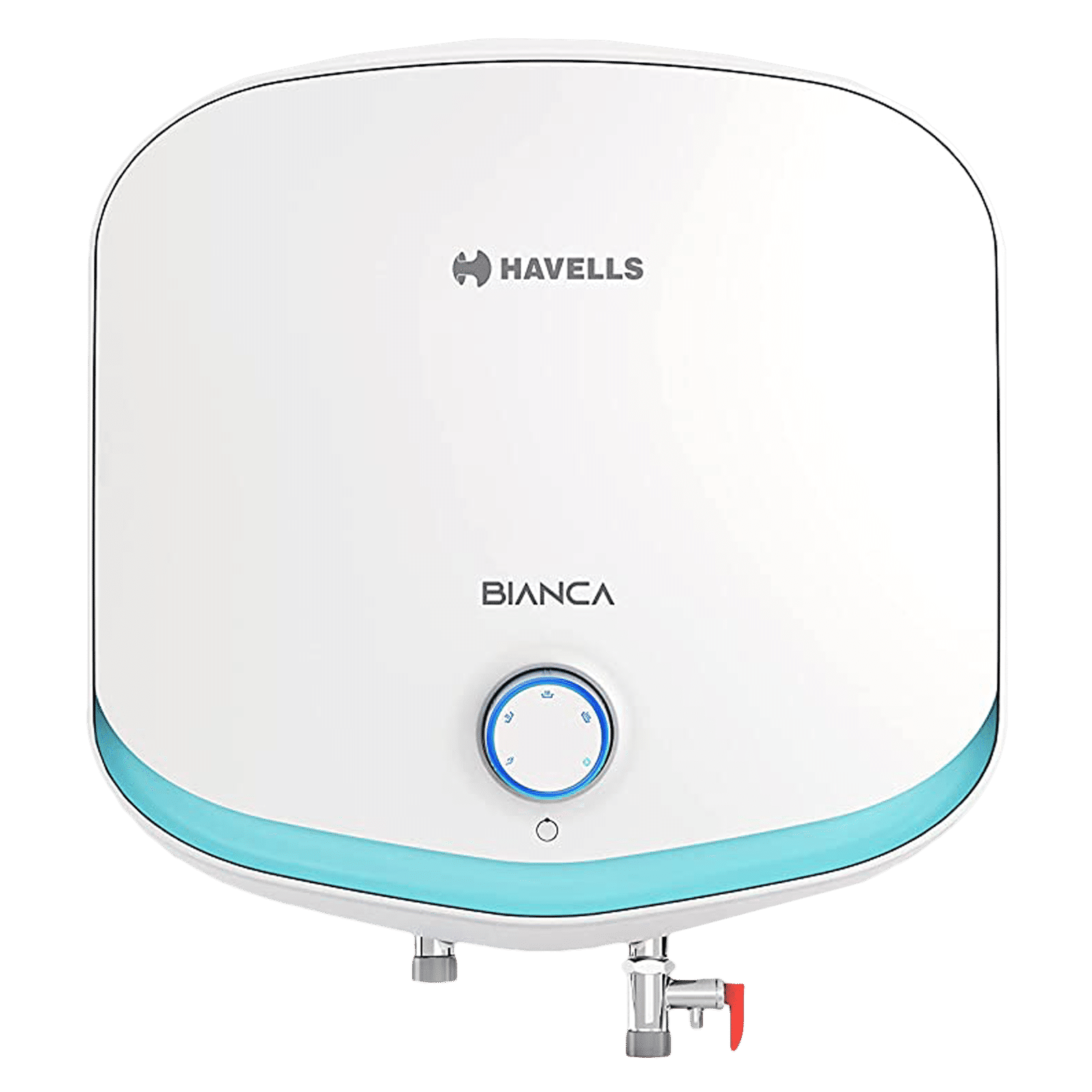 HAVELLS Bianca 25 Litres 5 Star Storage Water Geyser (2000 Watts, GHWCBNTWH025, White and Blue)