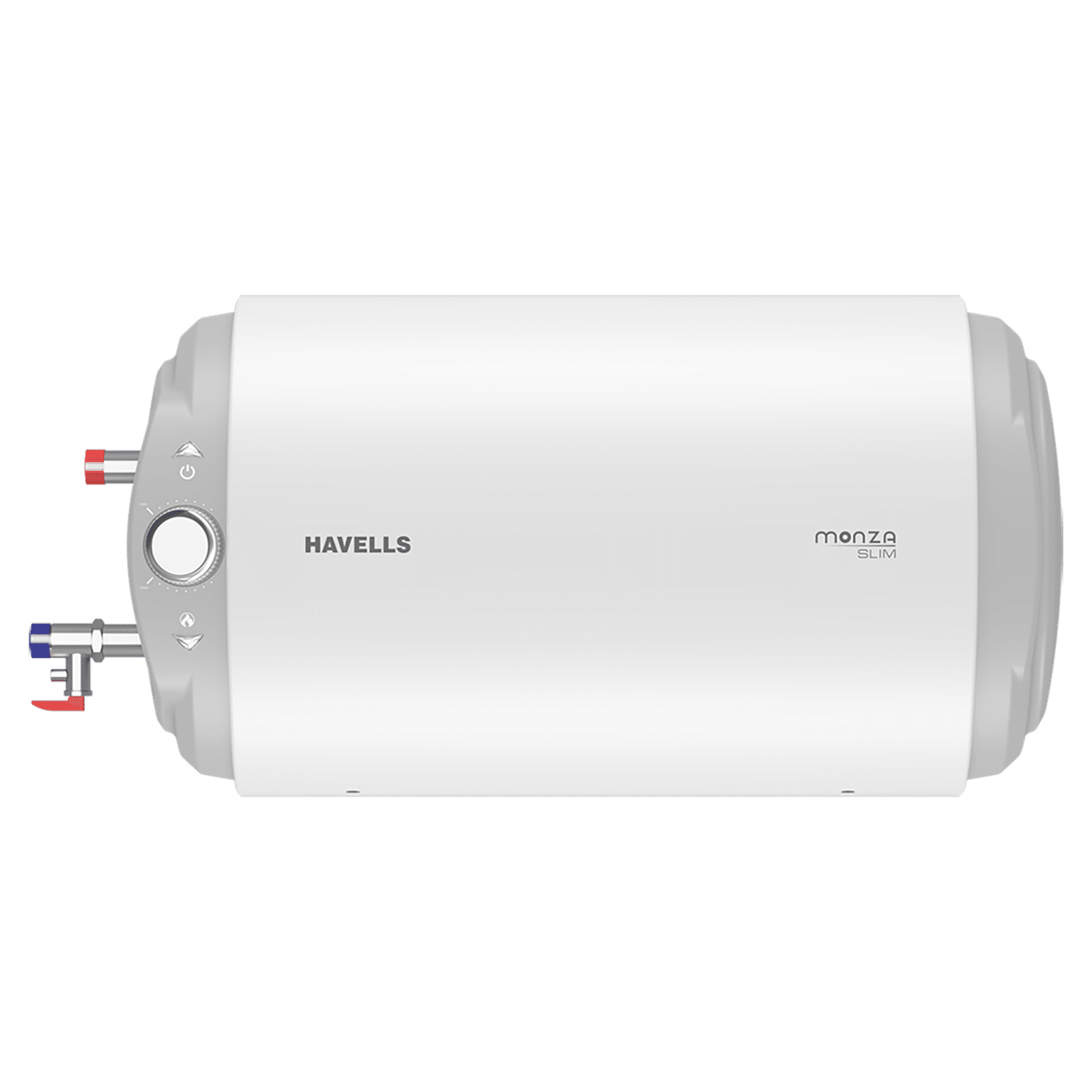 HAVELLS Monza Slim 15 Litres 4 Star Horizontal Storage Water Geyser (2000 Watts, GHWBMCSWH015, White)