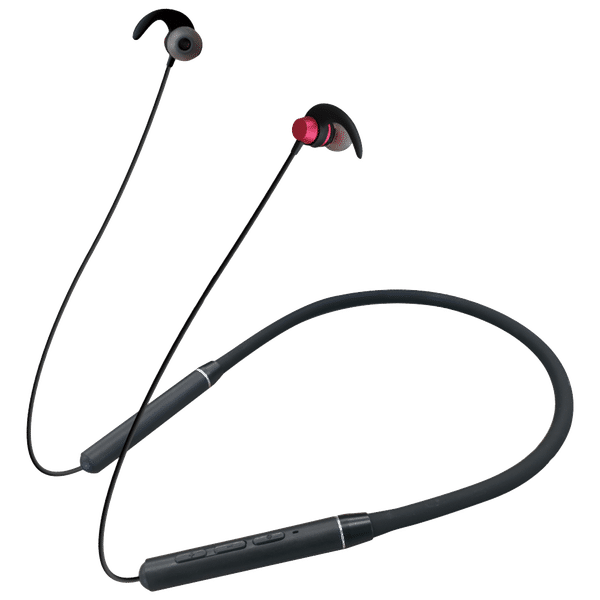 ambrane Melody 29 Neckband (IPX4 Water Resistant, 8 Hours Playtime, Black)_1