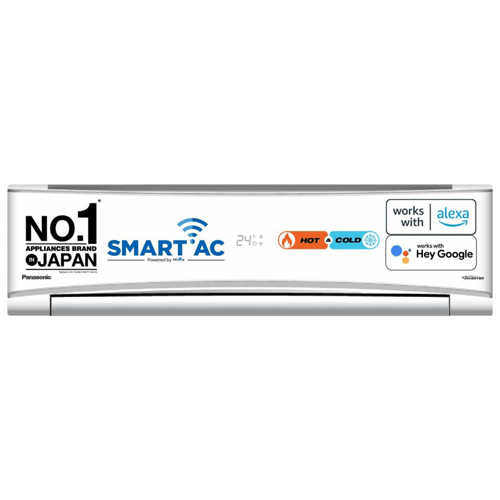 Panasonic KZ 7 in 1 Convertible 1.5 Ton 3 Star Hot and Cold Split Smart AC with AI Mode (2024 Model, Copper Condenser, CS/CU-KZ18AKYF)