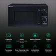 Croma M20 20L Solo Microwave Oven with Temperature Sensor (Black)_3