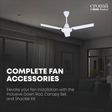 Croma ECO 120cm Sweep 3 Blade Ceiling Fan (400 RPM, CRSFEW1CFB247701, White)_2