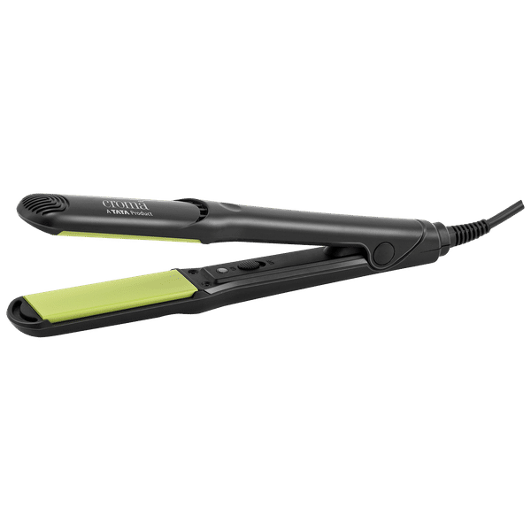 Croma CRSH30WHCA270601 Hair Straightener with Faster Heating (Ceramic Coated Plates, Black)_1