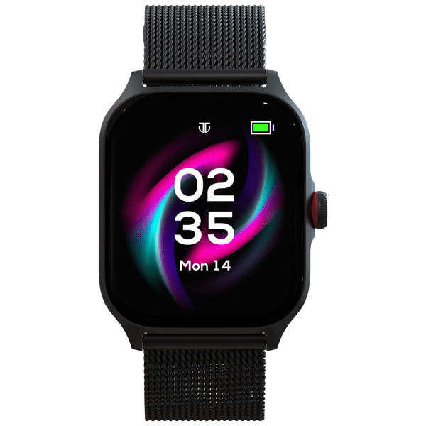 TITAN Zeal Smartwatch with Bluetooth Calling (46.99mm AMOLED Display, IP68 Water Resistant, Black Strap)_1