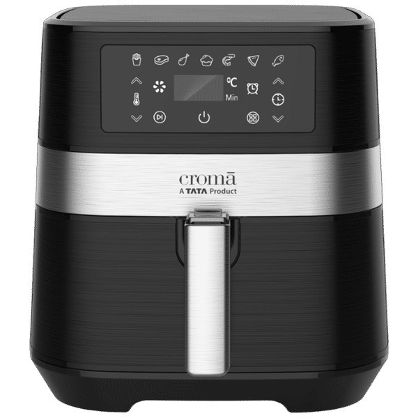 Croma CRSO06LSFA030892 6L 1700 Watt Digital Air Fryer with Rapid Air Circulation System (Black)_1