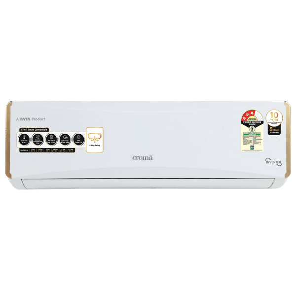 Croma 5 in 1 Convertible 1.5 Ton 3 Star Inverter Split AC with Dust Filter (2024 Model, Copper Condenser, CRLA018IND255957)_1