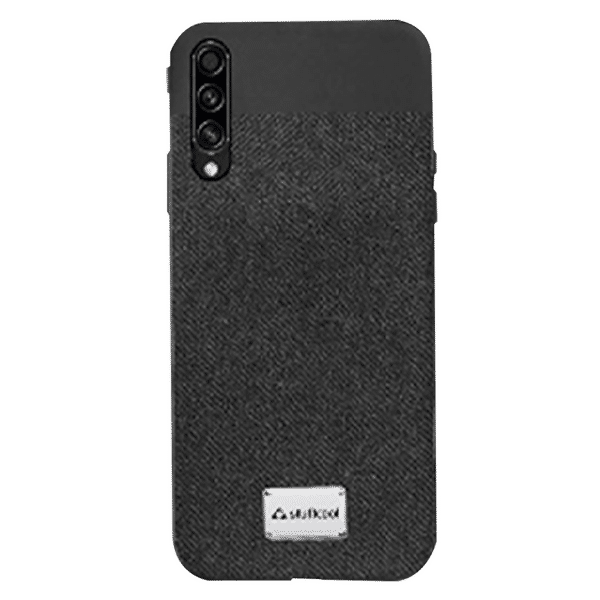 stuffcool BONSGA30S Leather Back Cover for Samsung Galaxy A30s (Camera Protection, Black)_1