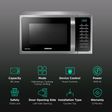 SAMSUNG MC28A5025VS/TL 28L Convection Microwave Oven with Slim Fry Technology (Black)_3