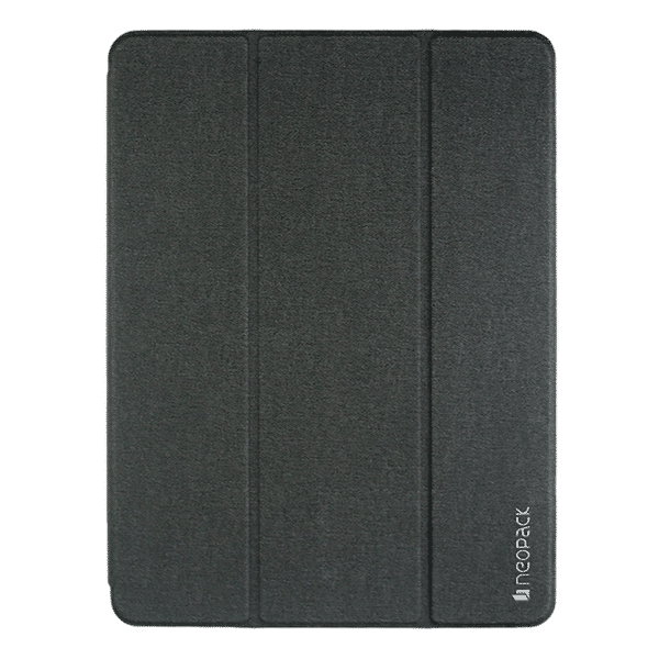 neopack Trifold Delta Polyurethane Flip Cover for Apple iPad 7th Gen 10.2 Inch (Shock Resistant, Black)_1