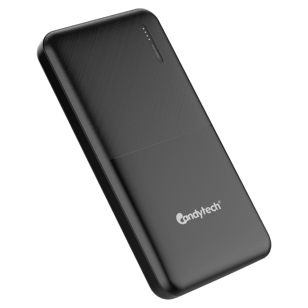 Buy Candytech CTPB10B 10000 mAh 14W Power Bank (2 Type A Ports, Over Charge  Protection, Black) Online - Croma
