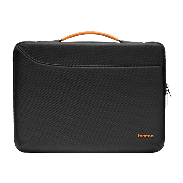 tomtoc A22 Defender Recycled Polyester Laptop Sleeve for 14 Inch Laptop (360 Superior Protection, Black)_1